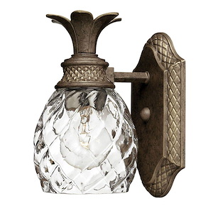Plantation - 1 Light Bath Vanity in Traditional and Glam Style - 5 Inches Wide by 8.75 Inches High - 66394