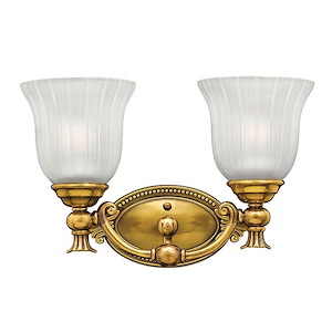 Francoise - 2 Light Bath Vanity in Traditional Style - 15 Inches Wide by 9.5 Inches High - 1024418
