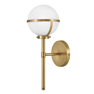 Hollis - 5W 1 LED Bath Vanity in Transitional and Mid-Century Modern and Scandinavian Style - 6.25 Inches Wide by 16 Inches High - 875696