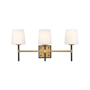 Saunders - 36W 3 LED Medium Bath Vanity-10.75 Inch Tall and 23 Inch Wide - 1363958