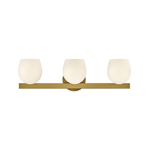 Mae - 15W 3 LED Medium Bath Vanity-6.75 Inch Tall and 24 Inch Wide - 1363962