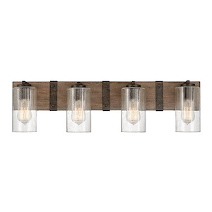 Sawyer - 4 Light Bath Vanity in Rustic Style - 30.75 Inches Wide by 8.25 Inches High - 1001466