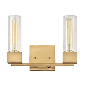 Xander - Two Light Bath Vanity in Mid-Century Modern Style - 13 Inches Wide by 10 Inches High - 820254