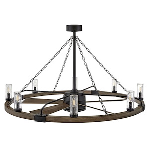 Sawyer - 32W 8 LED Smart Fandelier In Rustic Style-20.75 Inches Tall and 52 Inches Wide - 1320154