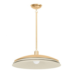 Oneida - 1 Light Pendant In Modern Style-8 Inches Tall and 23.5 Inches Wide - 1315375