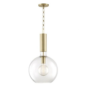 Raleigh 1 Light Pendant 24.75 Inch Tall and 13 Inch Wide by Hudson Valley - 750185