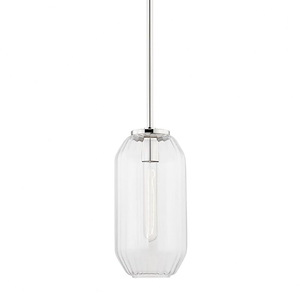 Bennett - 1 Light B Pendant in Modern/Transitional/Contemporary Style - 8 Inches Wide by 15 Inches High - 1032551