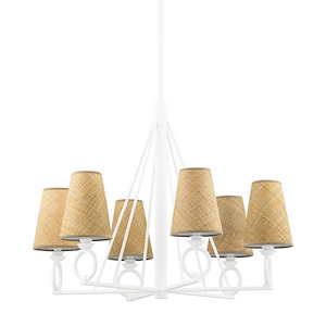 Pendelton - 6 Light Chandelier-28 Inches Tall and 32 Inches Wide - 1314752