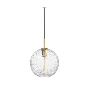 Rousseau - One Light Pendant - 11.25 Inches Wide by 12.75 Inches High - 1071375