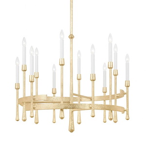 Hathaway - 12 Light Chandelier-34.25 Inches Tall and 32.25 Inches Wide - 1271143