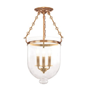 Hampton - Three Light Flush Mount - 12 Inches Wide by 20.25 Inches High - 1071391