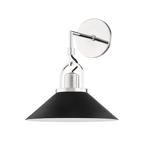 Syosset - One Light Wall Sconce in Farmhouse-Country Style - 12 Inches Wide by 14 Inches High - 91935