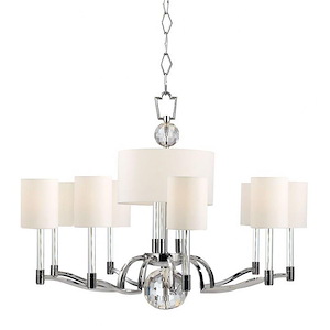 Waterloo 12 Light Chandelier 28 Inch Tall and 36 Inch Wide by Hudson Valley - 1362504