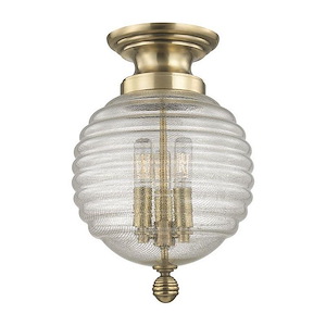 Coolidge - Three Light Flush Mount - 10 Inches Wide by 14.5 Inches High - 522881