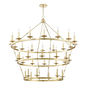 Allendale - Thirty Six Light Chandelier in Transitional Style - 58 Inches Wide by 54.25 Inches High - 1001640