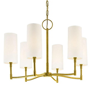 Dillion - Six Light Chandelier - 25 Inches Wide by 16.25Inches High - 268784