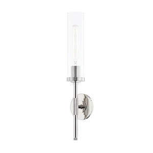 Bowery - One Light Wall Sconce in Transitional Style - 4.75 Inches Wide by 22.5 Inches High - 1001644