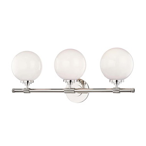 Bowery Three Light Bath Bracket - 23.75 Inches Wide by 10 Inches High - 92074