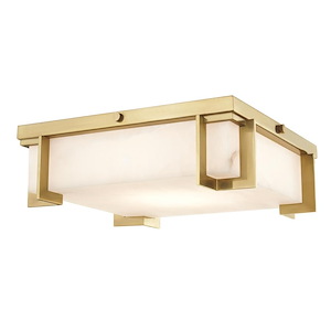 Delmar LED 13 InchW Flush Mount - 13 Inches Wide by 4.25 Inches High - 750016