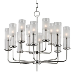 Wentworth 12 Light Chandelier 24 Inch Tall and 25 Inch Wide by Hudson Valley - 523155