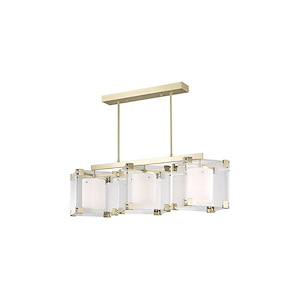 Achilles 3-Light Island-Light - 17.5 Inches Wide by 21.25 Inches High - 749918