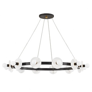 Austen - 12 Light Chandelier in Modern/Transitional Style - 40 Inches Wide by 4.75 Inches High - 1032540