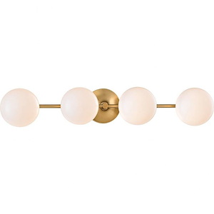 Fleming 4-Light LED Bath Bracket - 28.5 Inches Wide by 5 Inches High - 750043