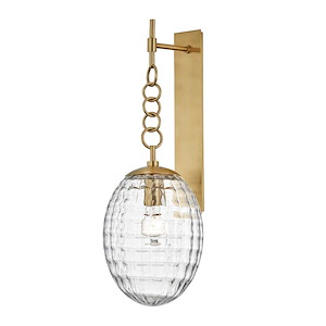 Venice One Light Wall Sconce - 8.5 Inches Wide by 24 Inches High - 883535
