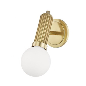 Reade - 11.75 Inch 8W 1 LED Wall Sconce in Contemporary Style - 5 Inches Wide by 11.75 Inches High - 92235