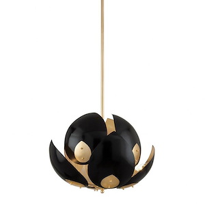 Lotus - Eight Light Chandelier in Modern Style - 24 Inches Wide by 25.25 Inches High - 921630