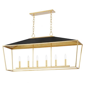 Paxton - 6 Light Island in Contemporary/Modern Style - 13 Inches Wide by 23.25 Inches High - 1333616