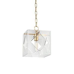 Travis 1 Light Lantern 12 Inch Tall and 9 Inch Wide by Hudson Valley - 523142