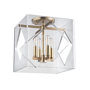 Travis - Four Light Flush Mount - 12 Inches Wide by 13.25 Inches High - 523140