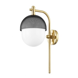 Nyack - 1 Light Wall Sconce in Contemporary/Modern Style - 9 Inches Wide by 19.5 Inches High - 1050340