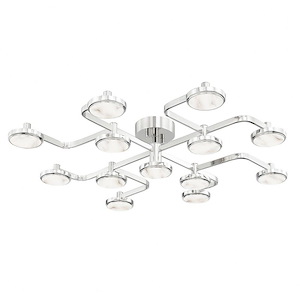Meander - 43.25 Inch 1001W 13 LED Chandelier - 1071301