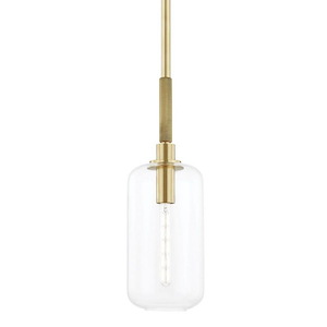 Lenox Hill - One Light Pendant in Modern Style - 8 Inches Wide by 25 Inches High - 1001660