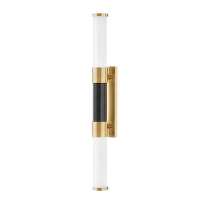Huntington - 40W 2 LED Wall Sconce-24 Inches Tall and 2.5 Inches Wide - 1099663