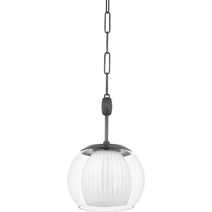 Clementon - 1 Light Pendant-16.75 Inches Tall and 11 Inches Wide - 1335675