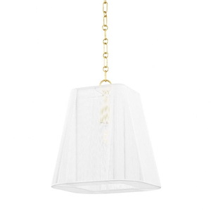 Verona Beach 1 Light Pendant in Transitional Essentials Everyday Modern Style 15.75 Inches Tall and 13.75 Inches Wide - 1093618