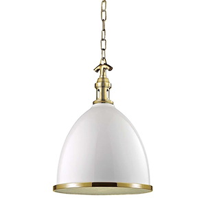 Viceroy One Light Small Pendant - 12.75 Inches Wide by 17.75 Inches High - 523128