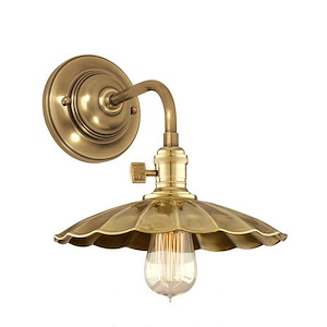 Heirloom - One Light Wall Sconce - 10 Inches Wide by 13.75 Inches High - 1071488