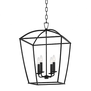 Bryant - 4 Light Medium Pendant in Transitional Style - 17 Inches Wide by 25 Inches High - 1032555