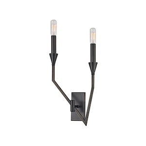 Archie - Two Light Left Wall Sconce - 8.5 Inches Wide by 18 Inches High - 523041