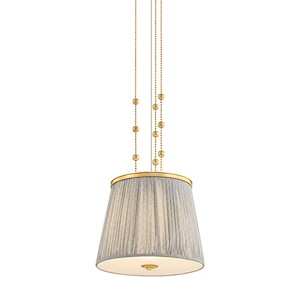 Valeria - 1 Light Pendant-15 Inch Tall and 18 Inch Wide - 1420639