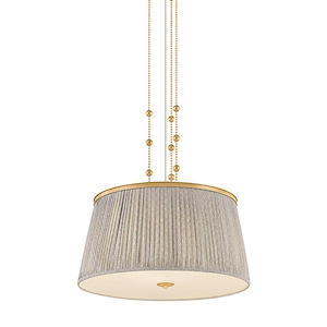 Valeria - 3 Light Pendant-15 Inch Tall and 28 Inch Wide - 1420640
