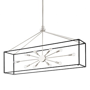 Glendale - 10 Light Island in Contemporary/Modern Style - 10 Inches Wide by 28.325 Inches High - 1050361