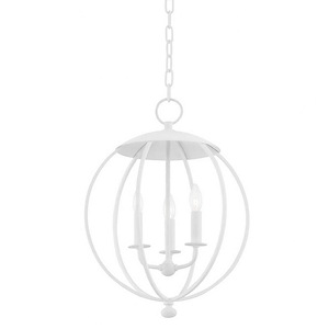 Wesley 3 Light Lantern 21.5 Inch Tall and 16.5 Inch Wide by Hudson Valley - 1362735