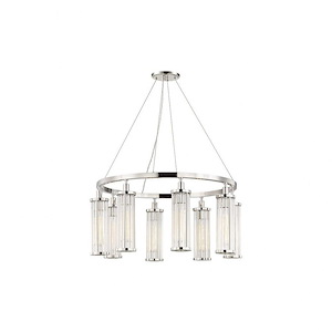 Marley 8-Light Pendant - 30 Inches Wide by 15 Inches High - 750149