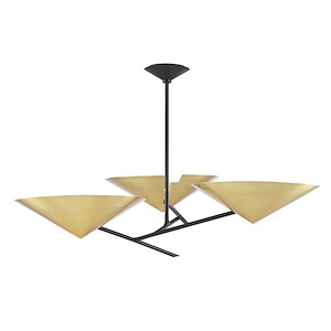 Equilibrium - 3 Light Chandelier in Modern Style - 39.5 Inches Wide by 10.75 Inches High - 936348