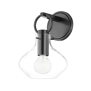 Lina 1 Light Wall Sconce in Transitional Essentials Everyday Modern Style 12 Inches Tall and 8.75 Inches Wide - 1093621